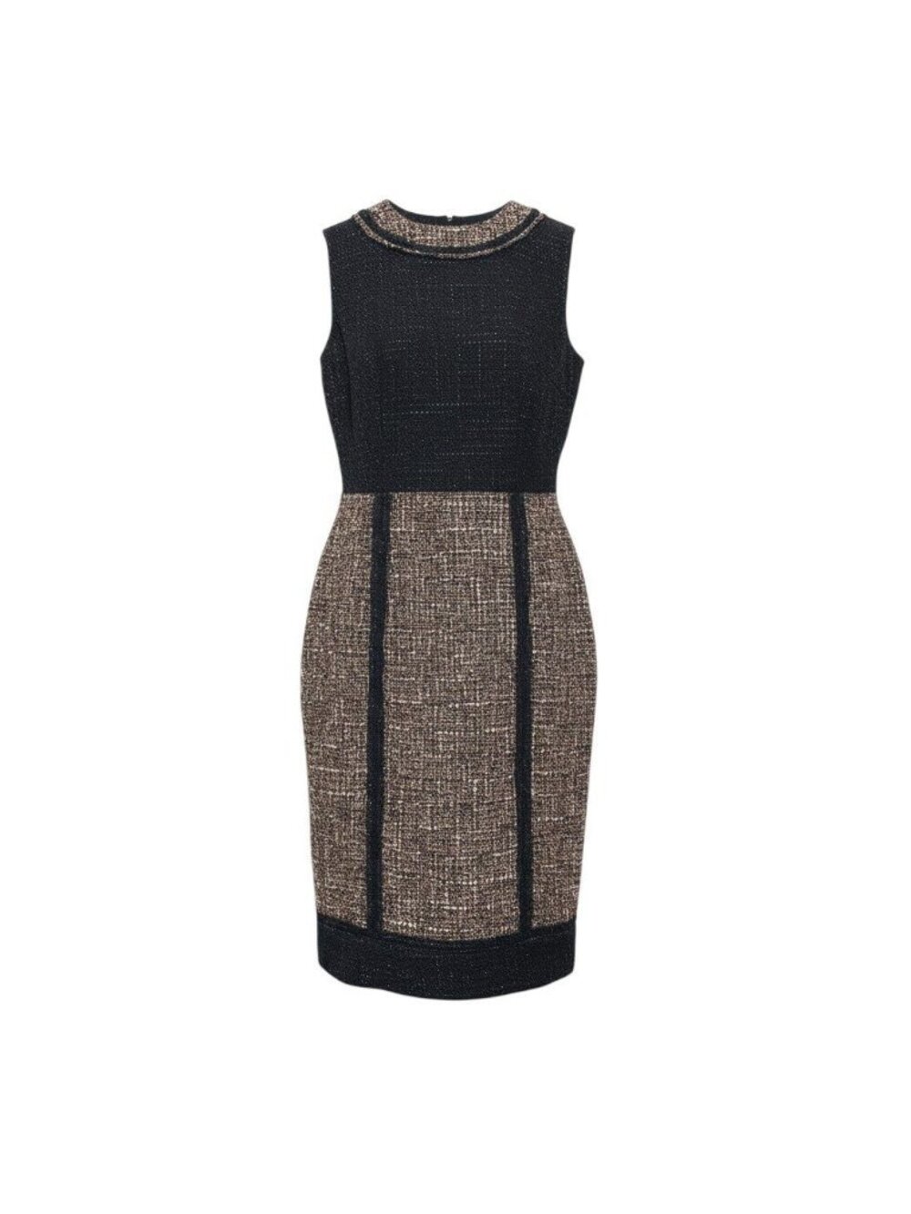 Dolce & Gabbana D&G & Lucea Tweed Sleeveless Dress Mesh Different